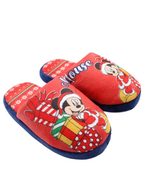 Pantuflas niño Mickey y Minnie - Kiabi