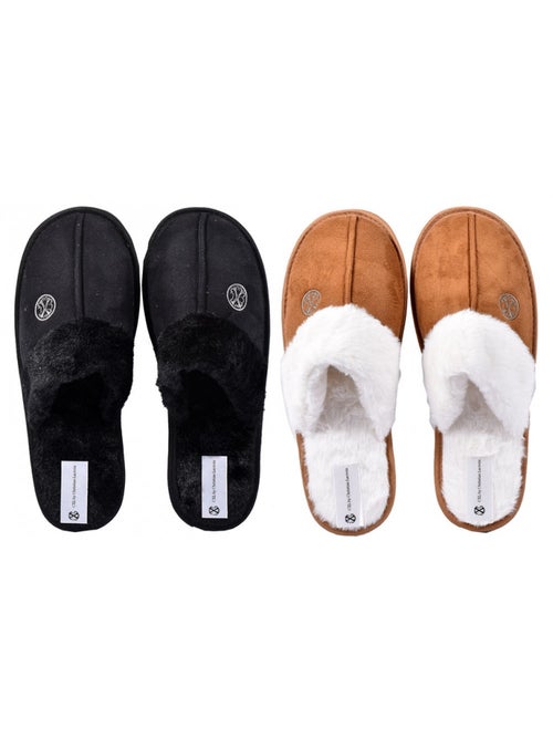 Pantuflas para hombre CXL BY LACROIX - Pack de 2 - Kiabi