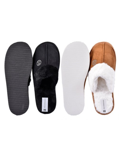Pantuflas para hombre CXL BY LACROIX - Pack de 2 - Kiabi