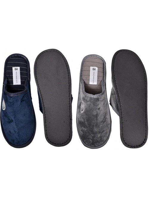 Pantuflas para hombre CXL BY LACROIX Confort y Calidad Superior Pack de 2 - Kiabi