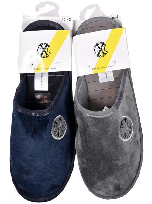Pantuflas para hombre CXL BY LACROIX Confort y Calidad Superior Pack de 2 - Kiabi