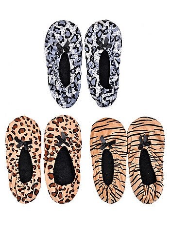 Pantuflas para Mujer INFINITIF Confort Pack de 3