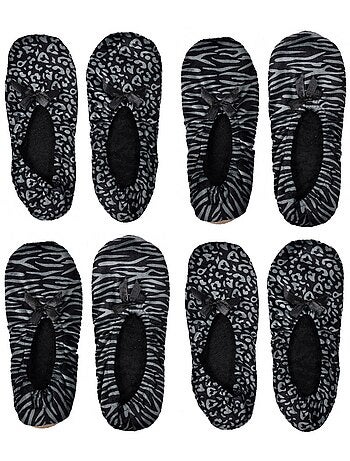 Pantuflas para Mujer INFINITIF Confort Pack de 4