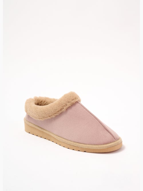 Pantuflas suaves con forro vegano ancho confort - Afibel - Kiabi