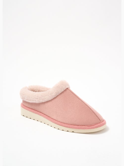Pantuflas suaves con forro vegano ancho confort - Afibel - Kiabi