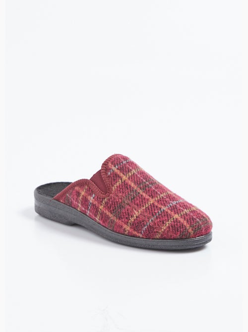 Pantuflas tipo mule con ancho cómodo y elástico - Afibel - Kiabi