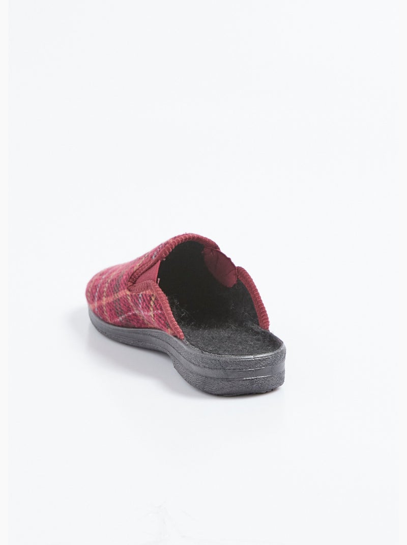 Pantuflas tipo mule con ancho cómodo y elástico - Afibel Burdeos - Kiabi