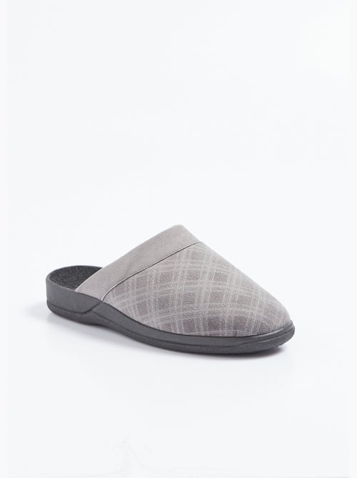 Pantuflas tipo mule con cuña ancha y cómodas unisex - Afibel - Kiabi