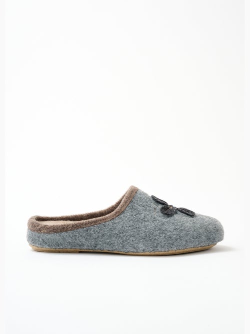 Pantuflas tipo mule con cuña ancha y confort - Afibel - Kiabi