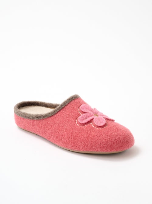 Pantuflas tipo mule con cuña ancha y confort - Afibel - Kiabi