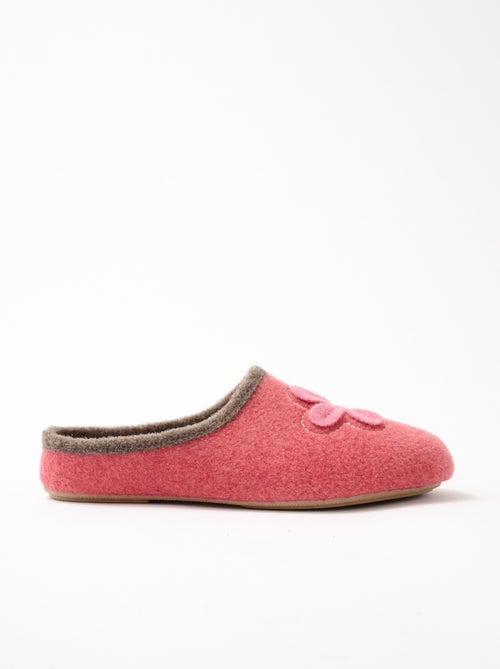 Pantuflas tipo mule con cuña ancha y confort - Afibel - Kiabi
