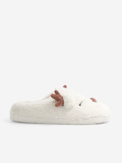 Pantuflas tipo mule con forma de reno - Kiabi