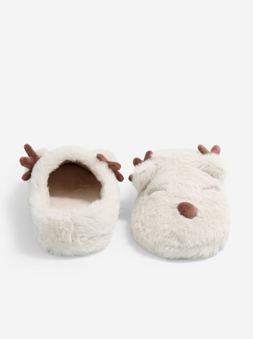 Pantuflas tipo mule con forma de reno - Kiabi