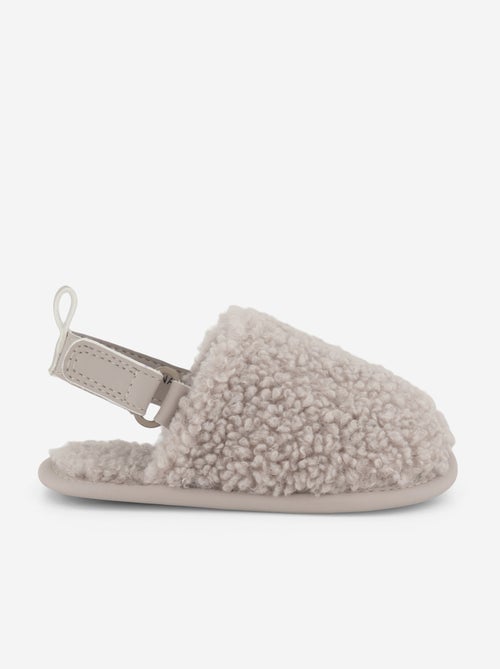 Pantuflas tipo mule con tiras de sujeción - Kiabi Pantuflas tipo mule con tiras de sujeción - Kiabi