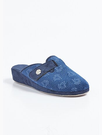 Pantuflas tipo mule con velcro y ancho cómodo - Afibel