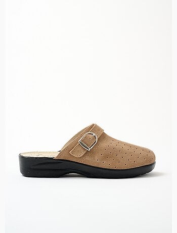Pantuflas tipo mule de ancho confort - afibel