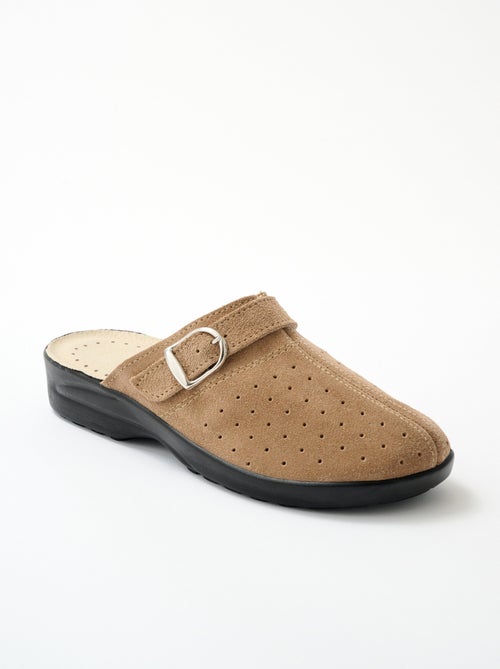 Pantuflas tipo mule de ancho confort - Afibel - Kiabi