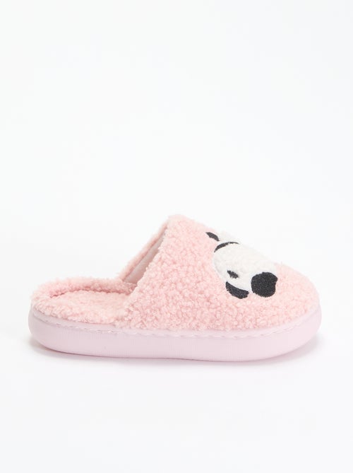 Pantuflas tipo mule de punto rizado - Kiabi Pantuflas tipo mule de punto rizado - Kiabi