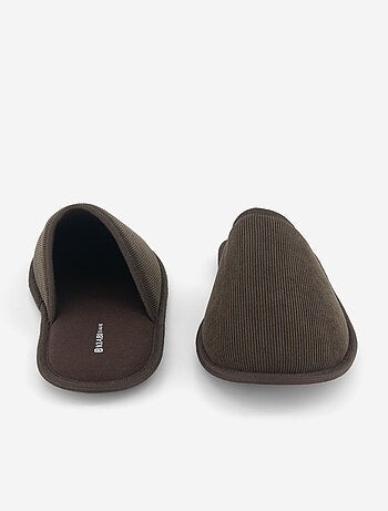 Pantuflas tipo mule lisas