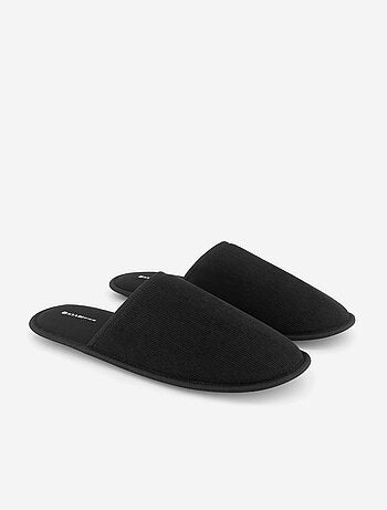 Pantuflas tipo mule lisas