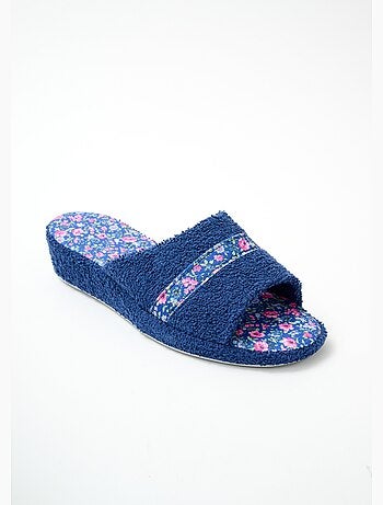 Pantuflas tipo zuecos de lona con ancho confort - Afibel