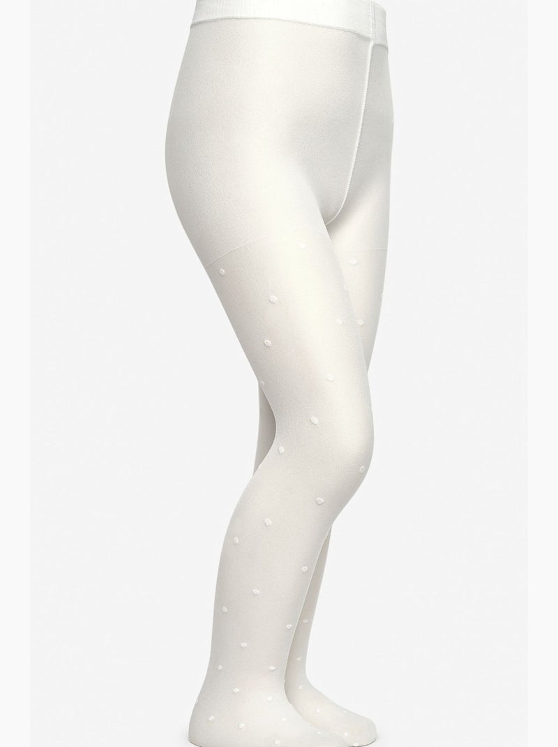 Panty estampado niña penti Blanco - Kiabi