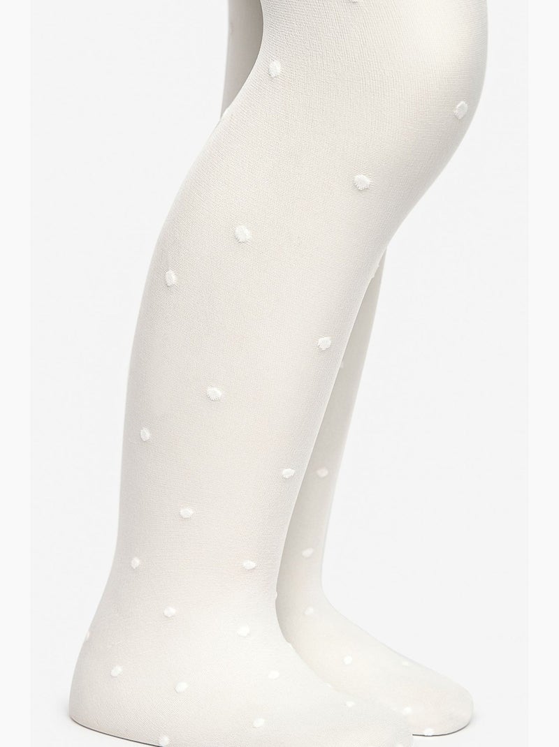 Panty estampado niña penti Blanco - Kiabi