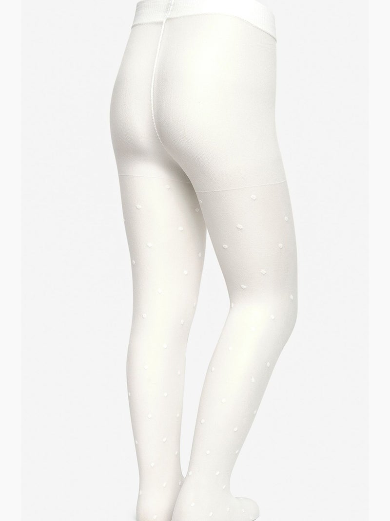 Panty estampado niña penti Blanco - Kiabi
