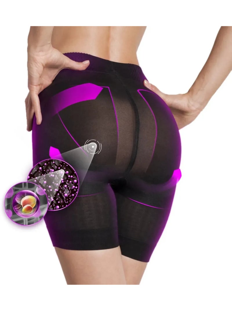 Panty push-up con efecto reductor y moldeador Negro - Kiabi