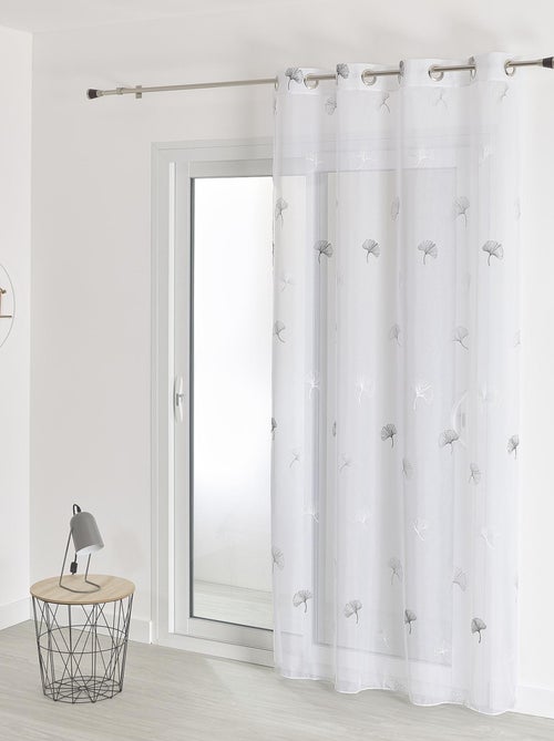 Pañuelo bordado con hojas de gingko - Kiabi