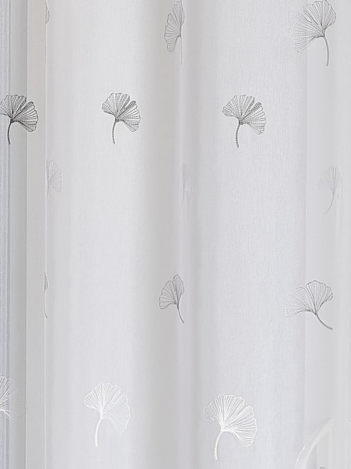 Pañuelo bordado con hojas de gingko - Kiabi
