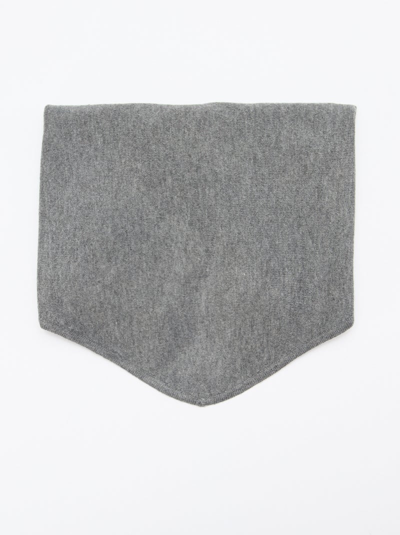 Pañuelo bufanda triangular para anudar Gris - Kiabi