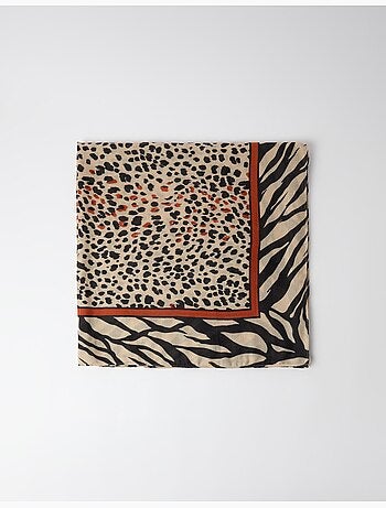 Pañuelo con estampado animal, mo fashion