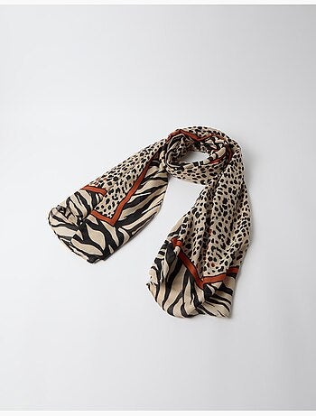 Pañuelo con estampado animal, mo fashion