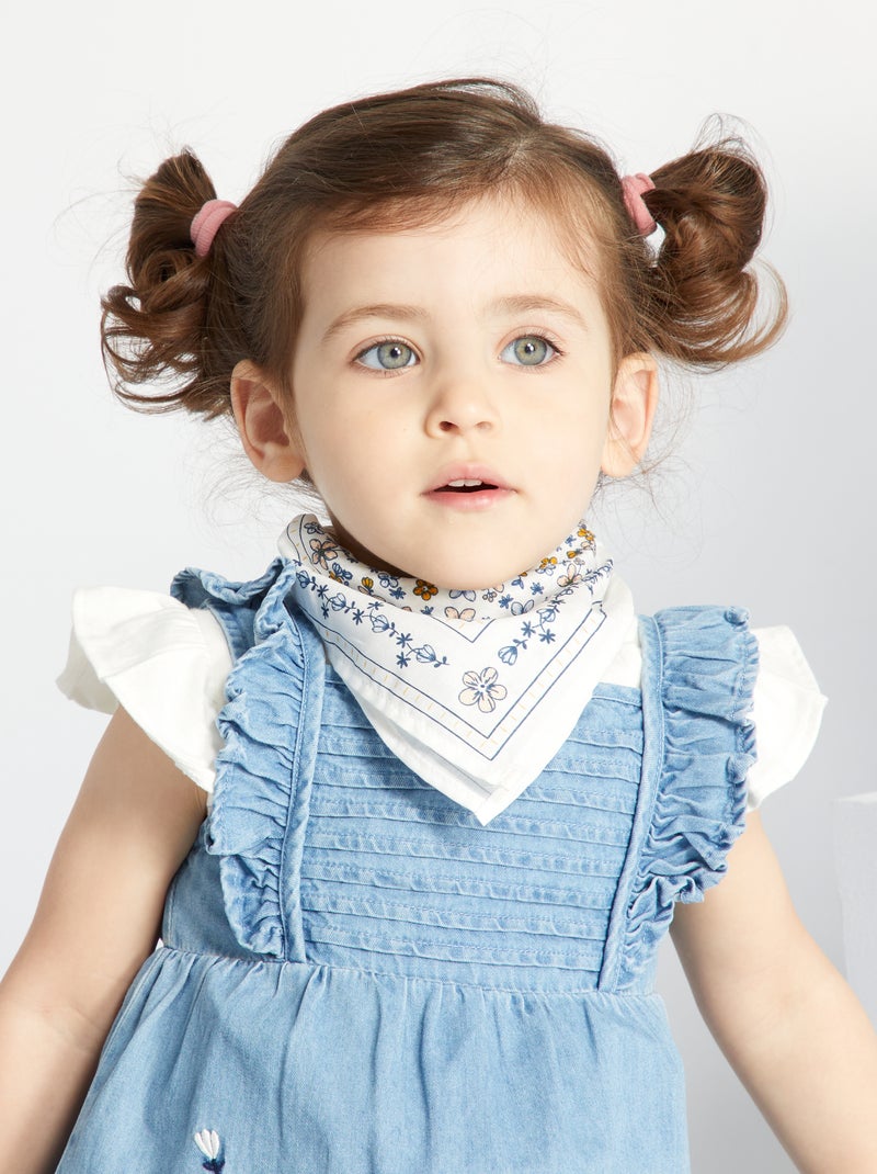 Pañuelo con estampado BLANCO - Kiabi
