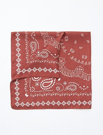Pañuelo con motivos - 70 x 70 cm