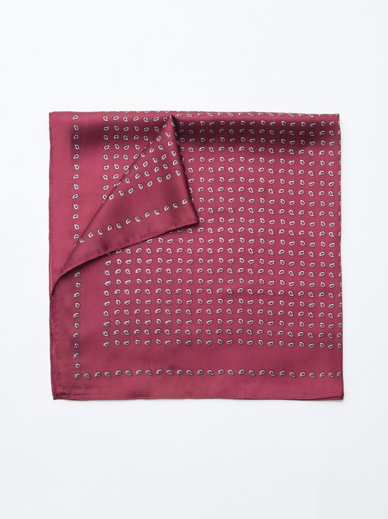 Pañuelo con motivos Rojo - Kiabi