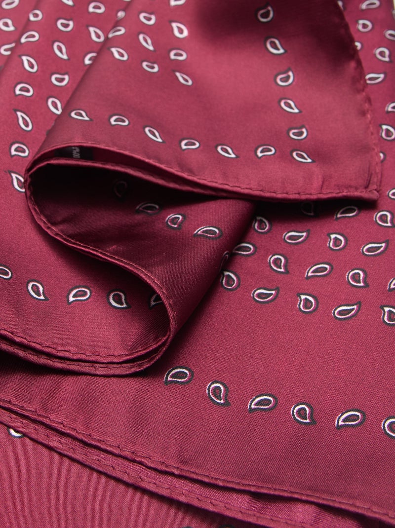 Pañuelo con motivos Rojo - Kiabi