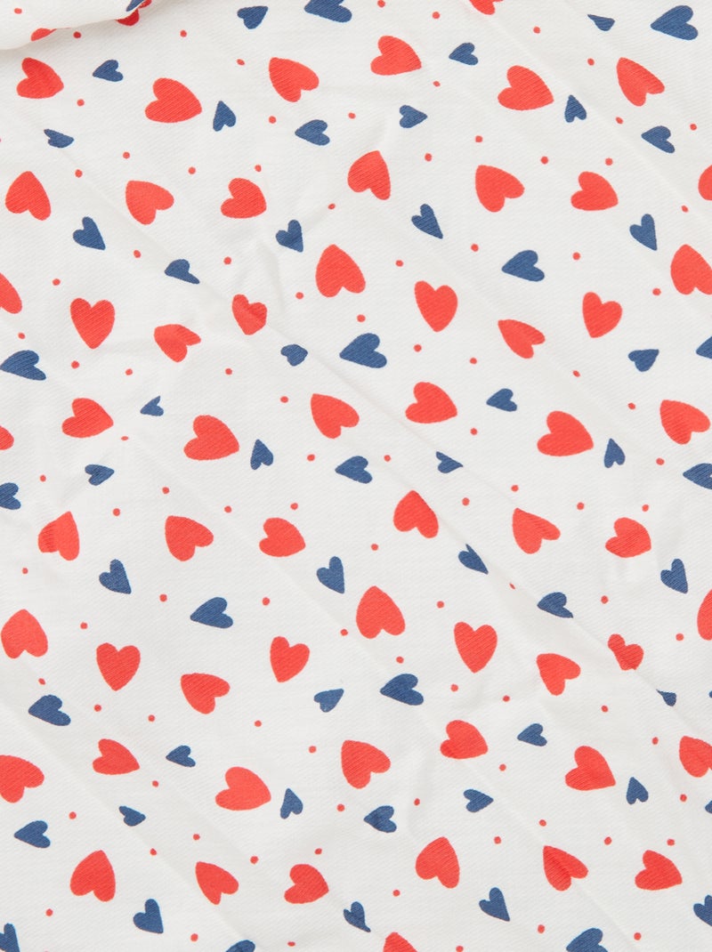 Pañuelo cuadrado estampado AZUL - Kiabi