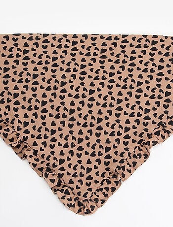 Pañuelo cuadrado estampado