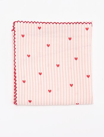 Pañuelo cuadrado estampado