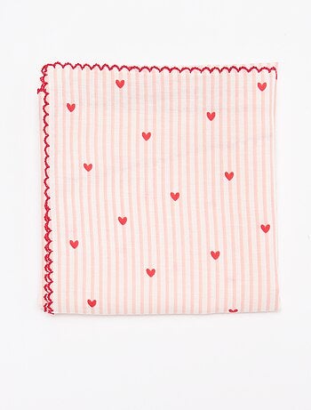 Pañuelo cuadrado estampado