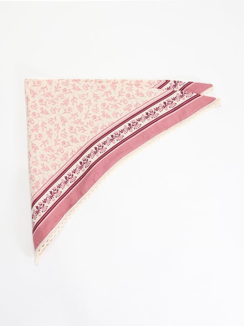 Pañuelo cuadrado estampado - Kiabi