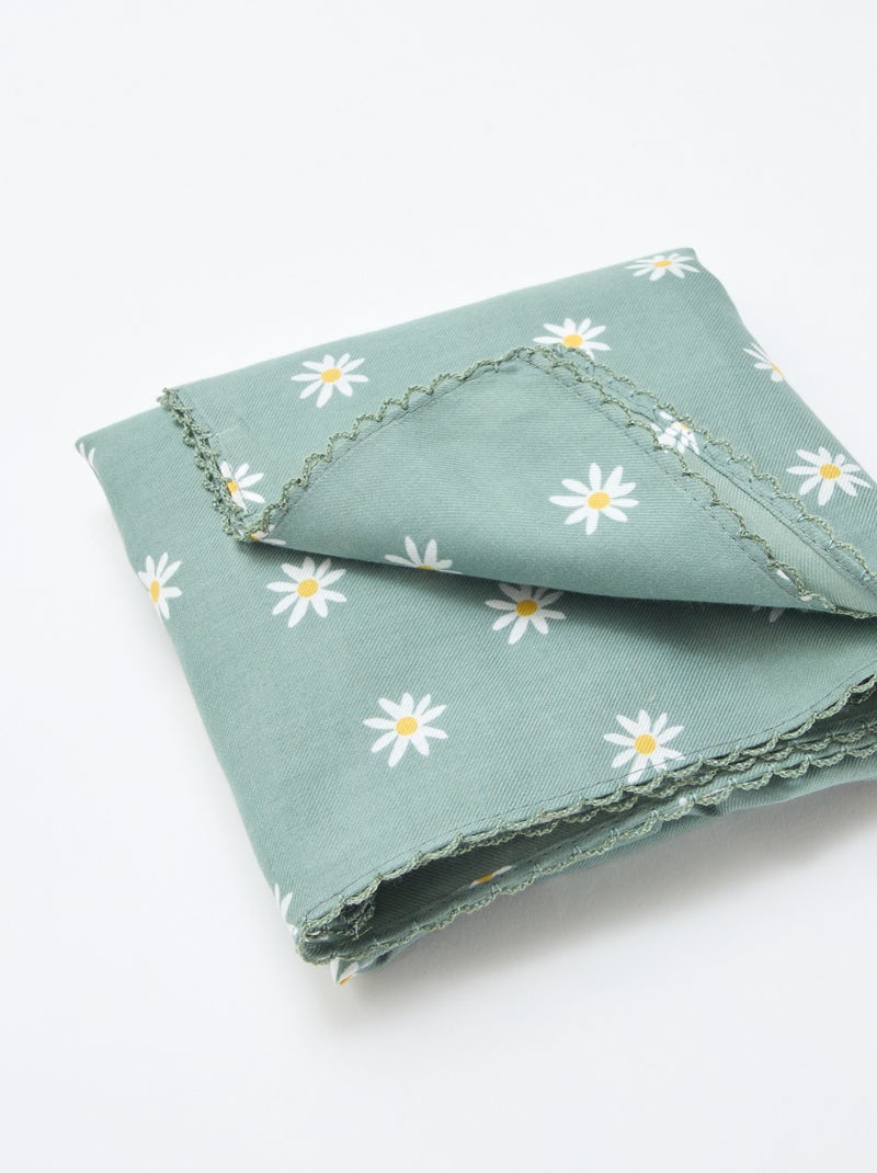 Pañuelo cuadrado estampado Verde - Kiabi