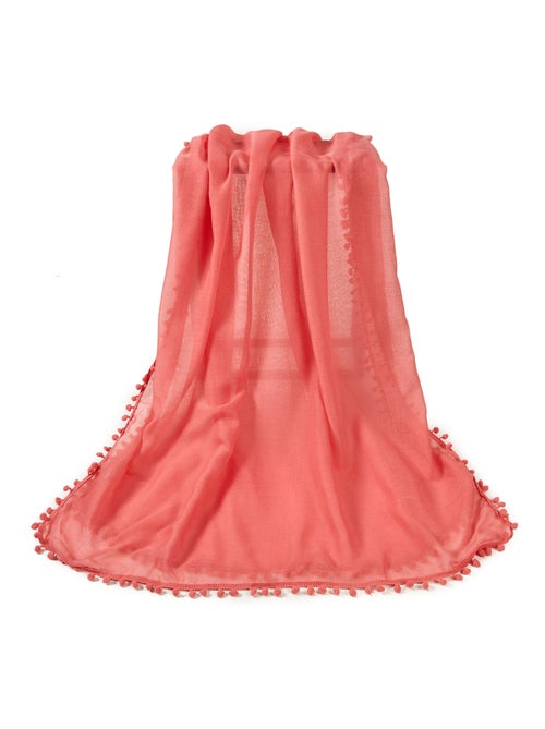 Pañuelo de algodón rosa claro Elvia - Kiabi Pañuelo de algodón rosa claro Elvia - Kiabi