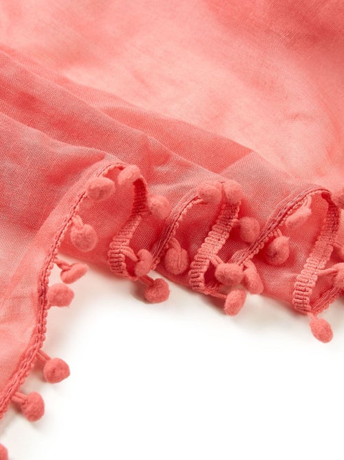 Pañuelo de algodón rosa claro Elvia - Kiabi Pañuelo de algodón rosa claro Elvia - Kiabi