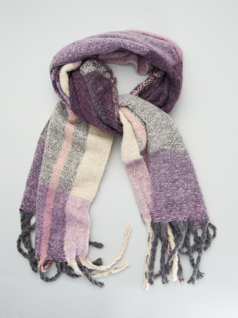 Pañuelo de cuadros degradados ROSA - Kiabi