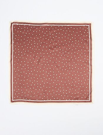 Pañuelo de satén fantasía (65x65 cm)