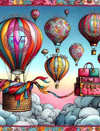 Pañuelo de seda Airballoons