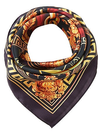 Pañuelo de seda Chain Gold
